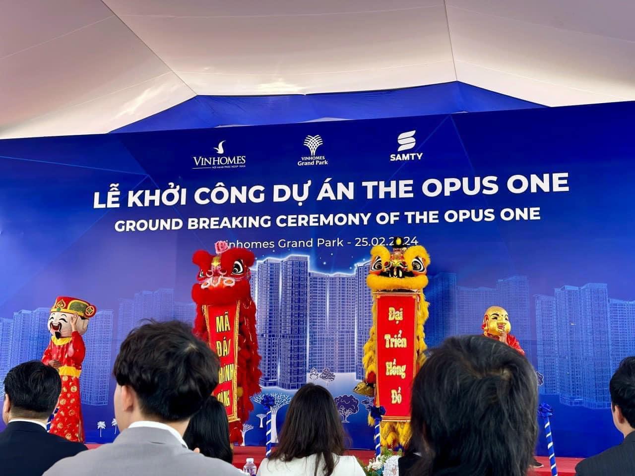 Lễ khởi công căn hộ The Opus Ones